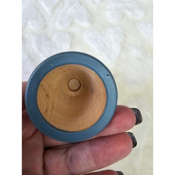 Norweigen Christmas Ornament Blue Bell Artist Signed - Picture 4 of 7